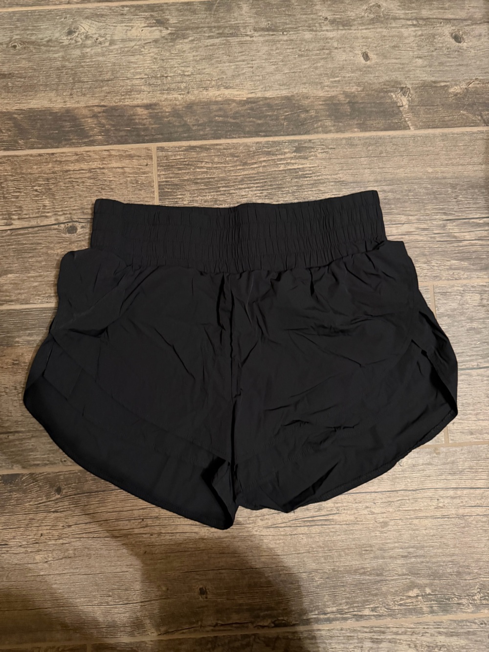Baleaf Black High-Waist Athletic Shorts